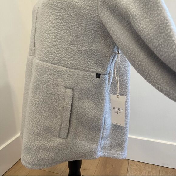 Women's Bamboo Sherpa Fleece Half Zip - Picture 4 of 10